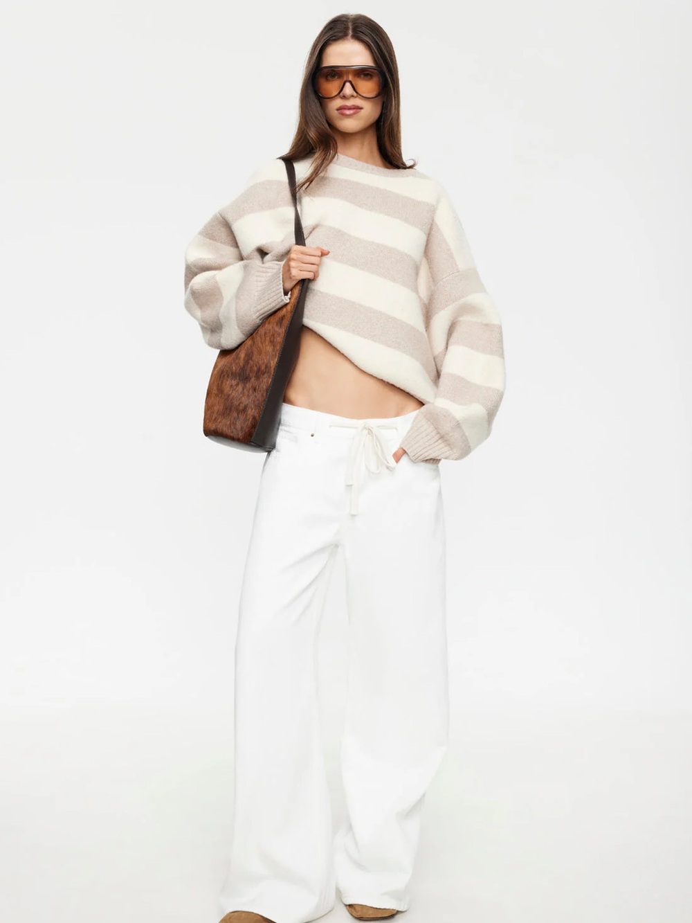LIONESS | DOLCE KNIT | SAND STRIPE | 1Q